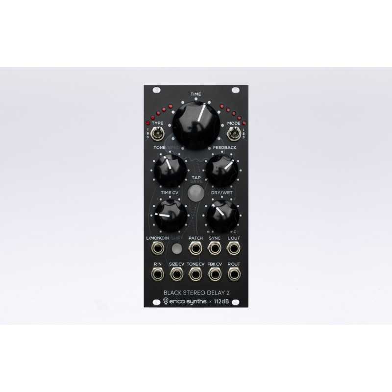 Erica Synths Black Stereo Delay 2 Erica Synths Black Stereo Delay 2
