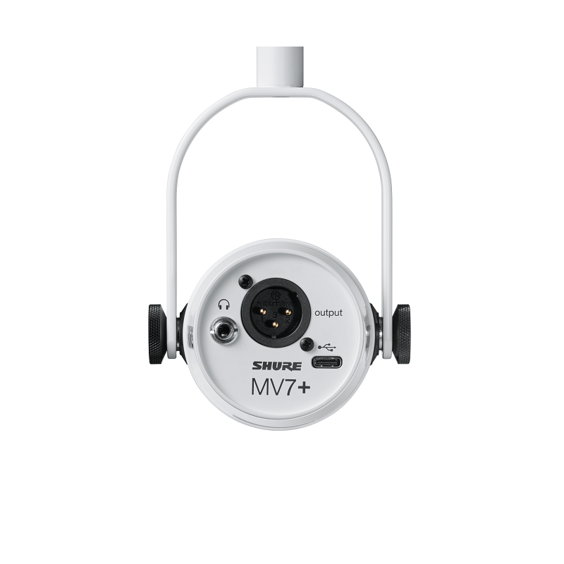 Shure MV7+ weiss