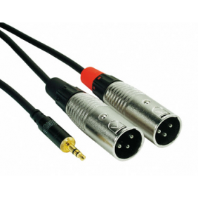 Rock Cable MiniJack-2x XLRm...